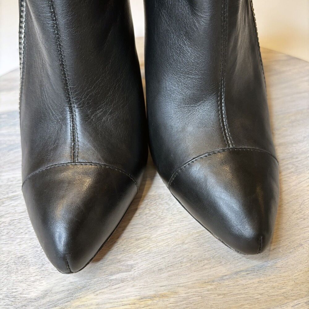 Jean-Michel Cazabat Zoulu Pump Nappy‎ Vintage Black Zipper Bootie US Size 10 - Picture 5 of 12